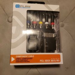 Component Cables For Ps3 Xbox 360 & Wii