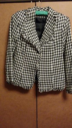 Sa Denim Houndstooth Coat $20