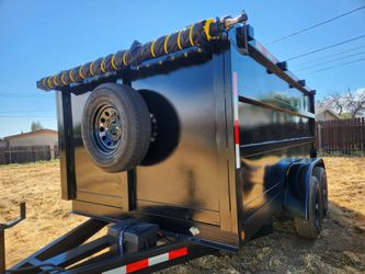 New hydraulic dump trailer heavy duty