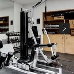 Bandit Weight Machine Lat Pull Down And Row  2 Machines Combined 