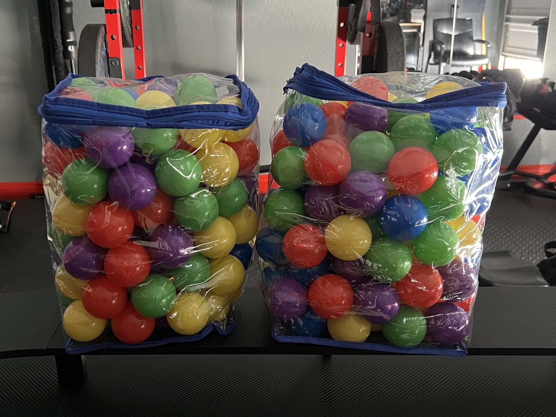 Multi-colored Plastic balls