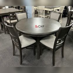 Round Dining Table Set With 4 Chairs 
