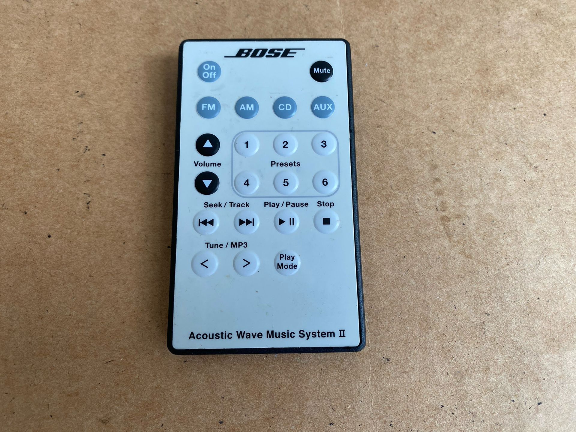 Bose Accoustic Wave Music System II Remote Control