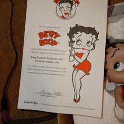 BETTY BOOP Porcelain Doll