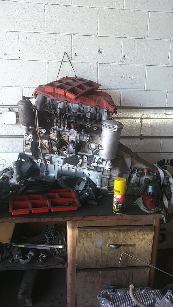 Mercedes Benz diesel rebuilt engine with 4 speed transmission for Sale