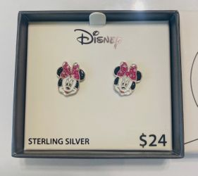 Sterling Silver - Minnie Earrings - great Stocking Stuffers
