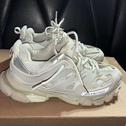 White Balenciaga Tracks 