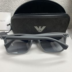 Emporio Armani EA4033 Sunglasses Matte Grey