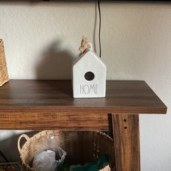 Rae Dunn birdhouse