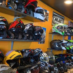 New Motorcycle Dot Helmets Jacket Gloves + $50 And Up