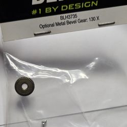 Blade BLH3735 Optional Metal Bevel Gear designed for the Blade 130 X RC helicopter. 