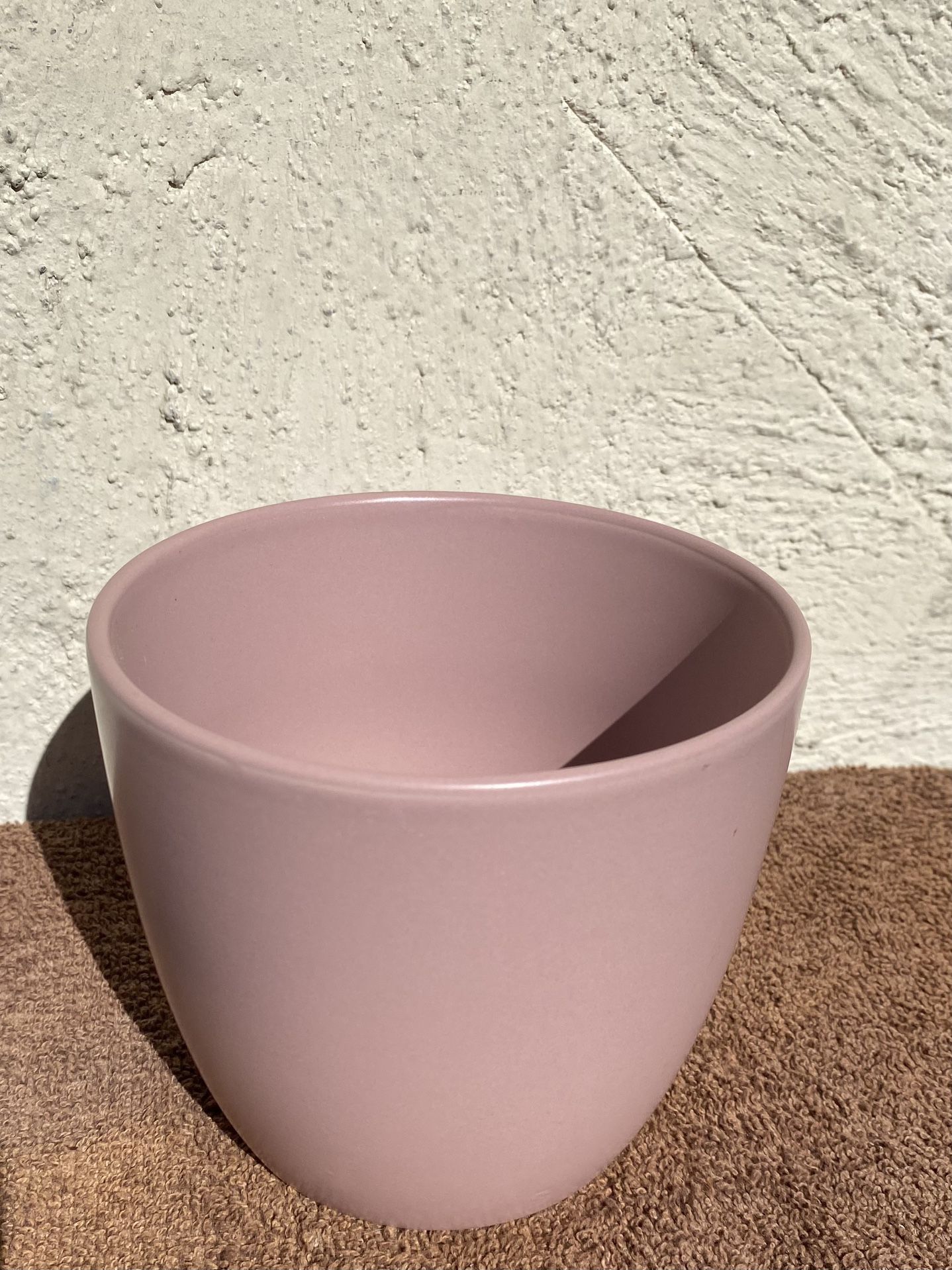Pink Stoneware Flower Pot/ Planter