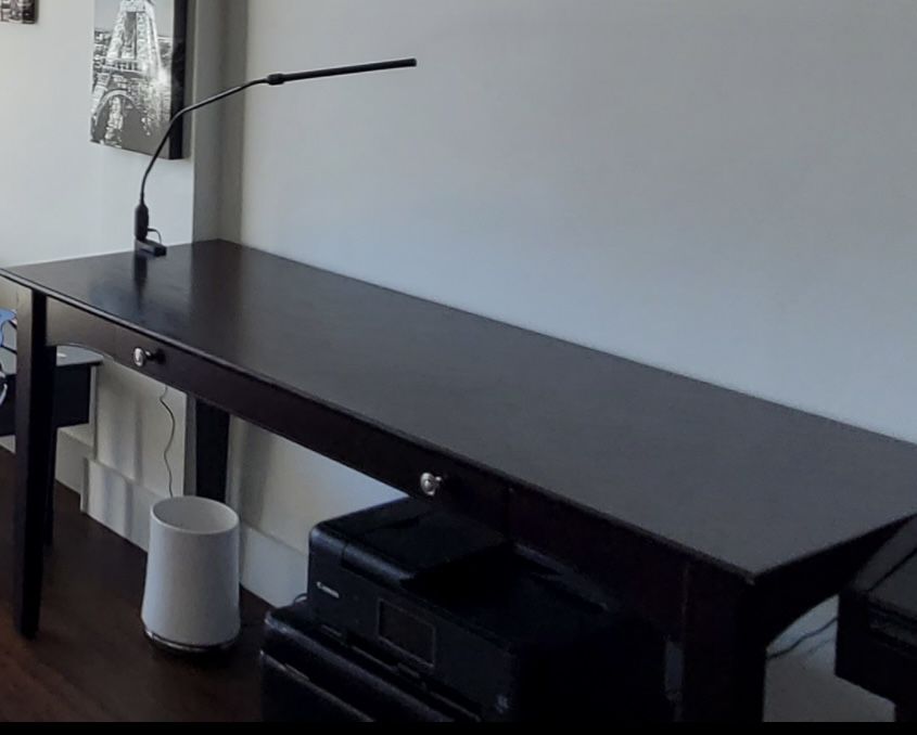 Modern Executive Desk with Samsung TV