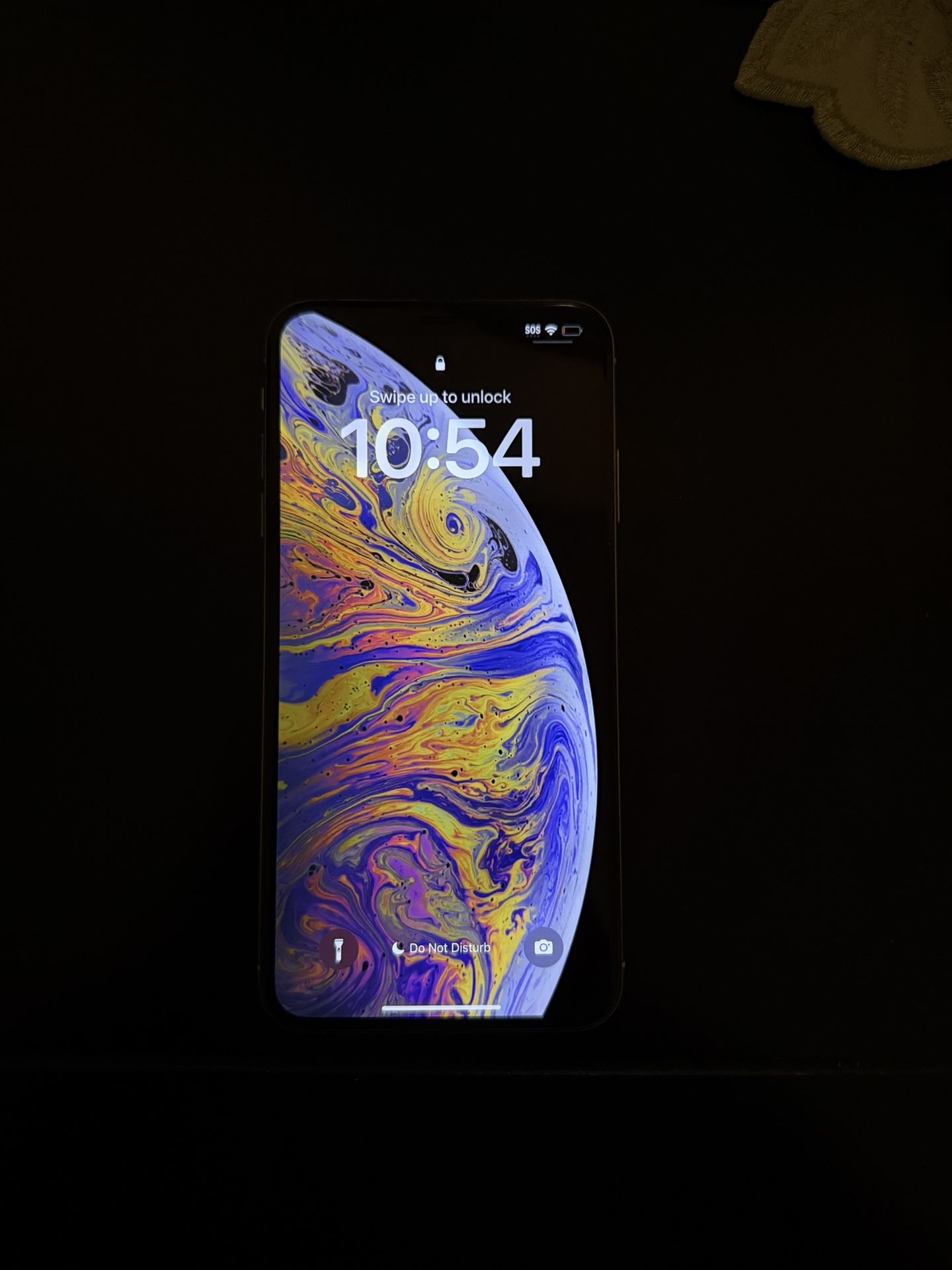 Unlocked Silver iPhone 10 Max, 256 GB