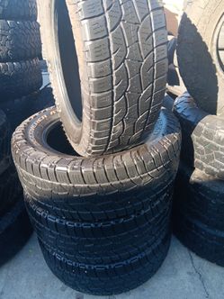 Used set of tires 275 60 20 Cooper all terrain