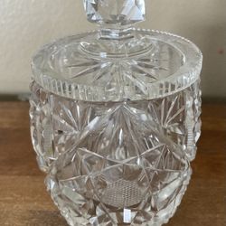 Glass Sugar Bowl With Lid