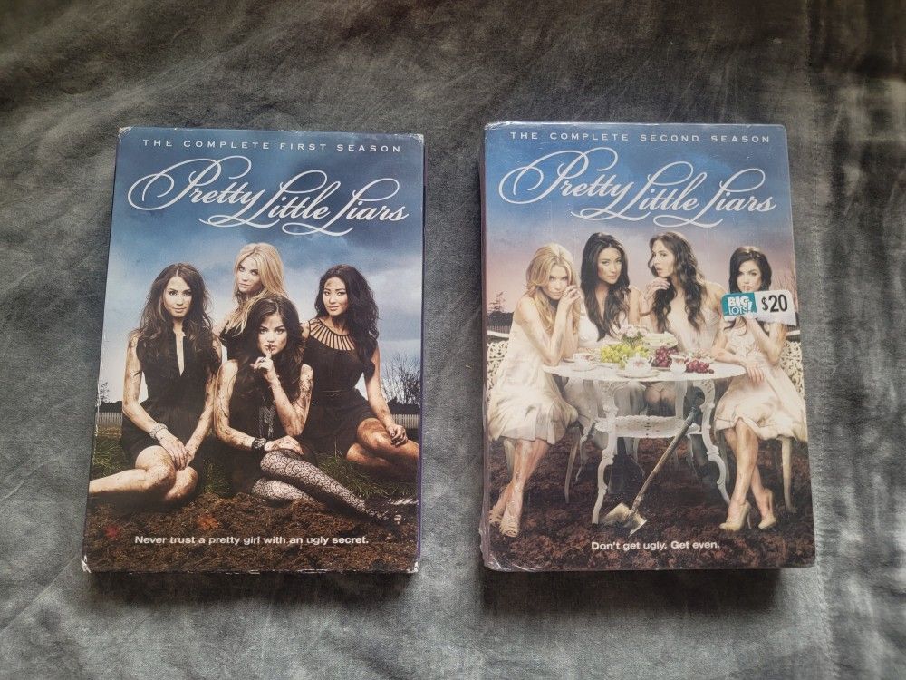 Pretty Little Liars S 1 & 2 DVD. S2 is New/Sealed