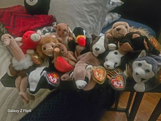 Lot of TY Beanie Babies