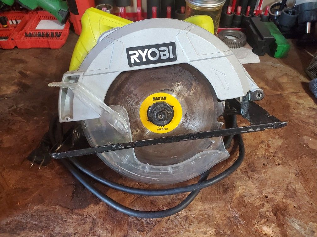 Ryobi Corded 7.25in Handheld Circ Saw CSB125