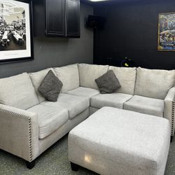 Grey Sectional Couch 