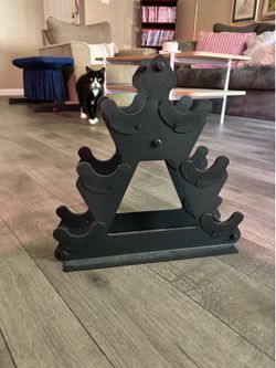Sturdy, 3 tiered weight rack for dumbbells
