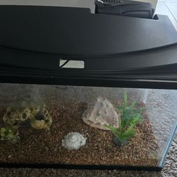 FISH  .TANK..WHIT METAL  STAND