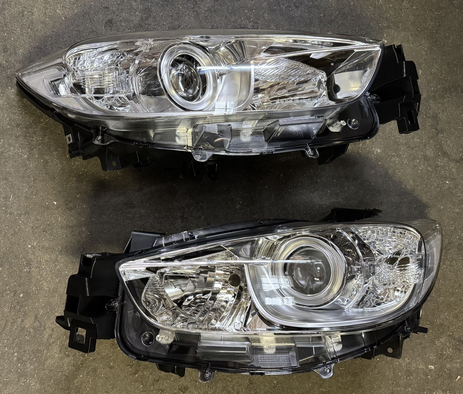 13 to 16 Mazda CX5 Headlights Luces Micas Calaveras Faros Projector Proyectores  LA Zona Auto Parts 