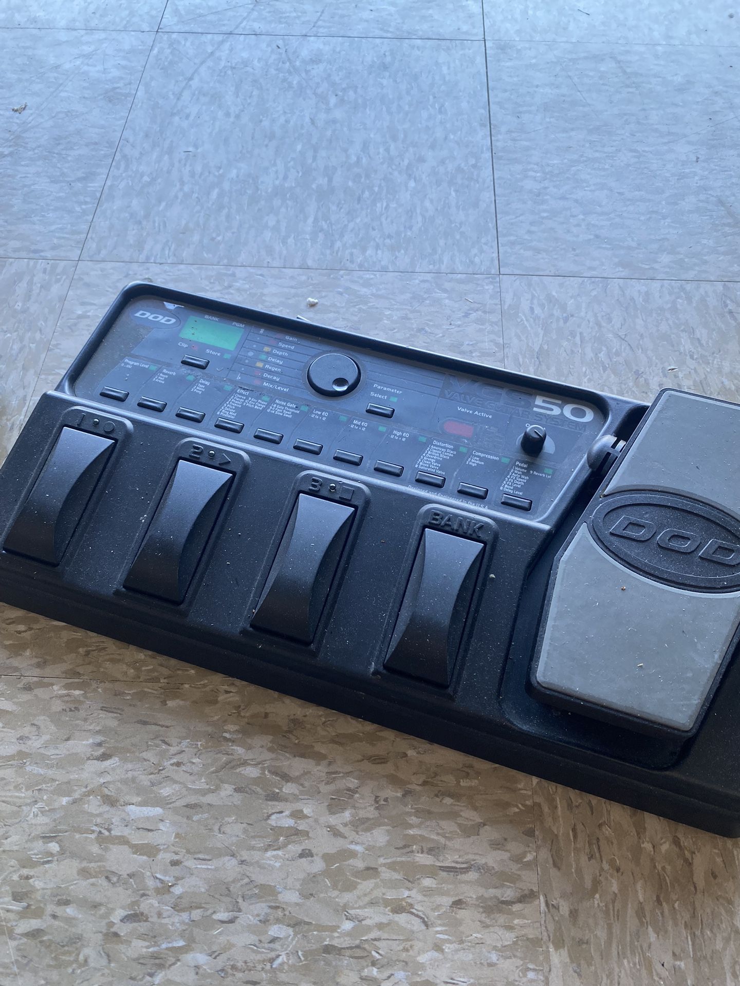 Electric Guitar Pedal Board