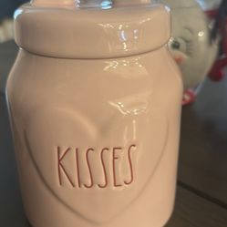 Rae dunn kisses baby canister 