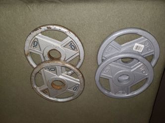Rubber Grip Olympic Plates