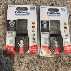 Dremel 1-1/8 in. W Bi-Metal Bim Oscillating Blade-2 NEW Packs 