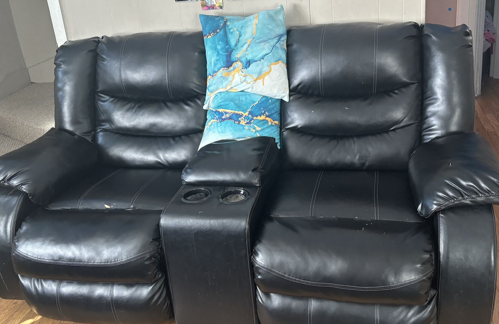 Reclining Love Seat and Sofa