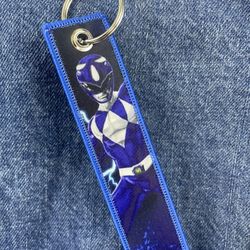 Blue Power Ranger 5 Inch Keychain 
