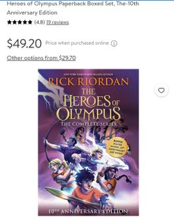 Rick Riordan ( The Heroes Of Olympus) The Complete Series