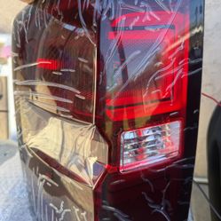 14-18 Chevy Silverado Smoke Cherry Red LED Tail Lights