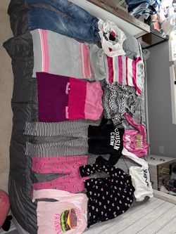 Children’s place girls size 7/8 fall/winter clothes. Some have stains no holes