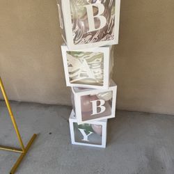 BABY Balloon boxes Decoration