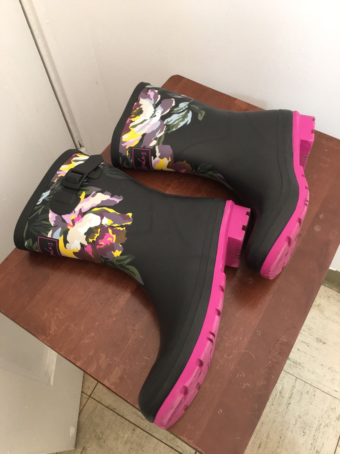 Joules Molly Welly Rain Boots Women's Size 9