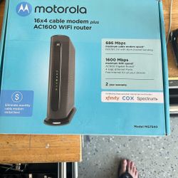 Motorola Router And Modem Combo Model Mg 7540