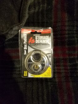 Locks, steel disc padlock new! $6