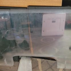 8 NEW UNUSED plexiglass sneeze shields free standing 30x24 3/16 thick 