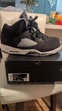 Air Jordan 5 Retro Black Cool Grey Size 13
