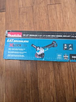 Makita 18V LXT Brushless X-Lock Angle Grinder
