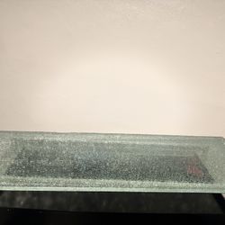 Black and Glass top entertainment set