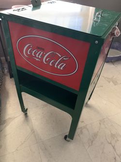 Coca-Cola Vintage Metal Cooler