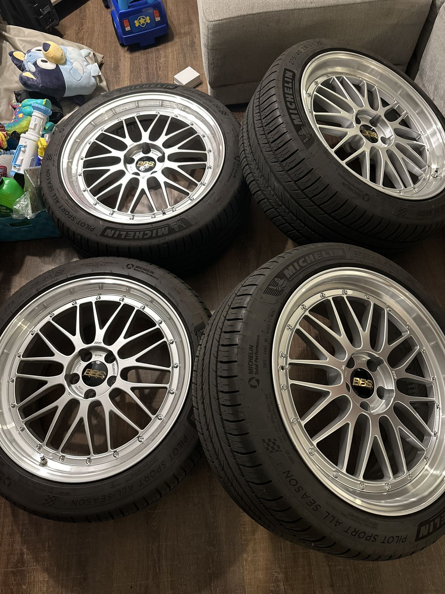 BBS-LM Wheels 5 x 114.3 Square Set Up 20 x 10 All Four