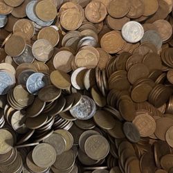 25$ 1 pound wheat pennies