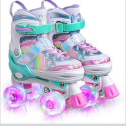 Little Girls Roller Skates Size: EU 28-31