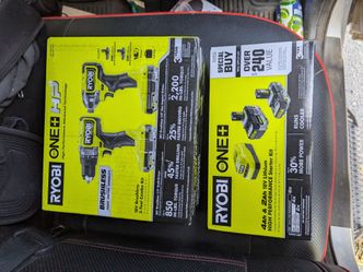 Brand new Ryobi 18v brushless 2-tool combo kit