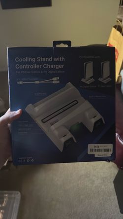 Cooling stand and Charger for PS5 Never opened